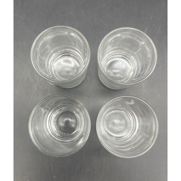 VTG ARC France Clear Shot Glass 2” Set Of 4 EUC - Picture 2 of 3